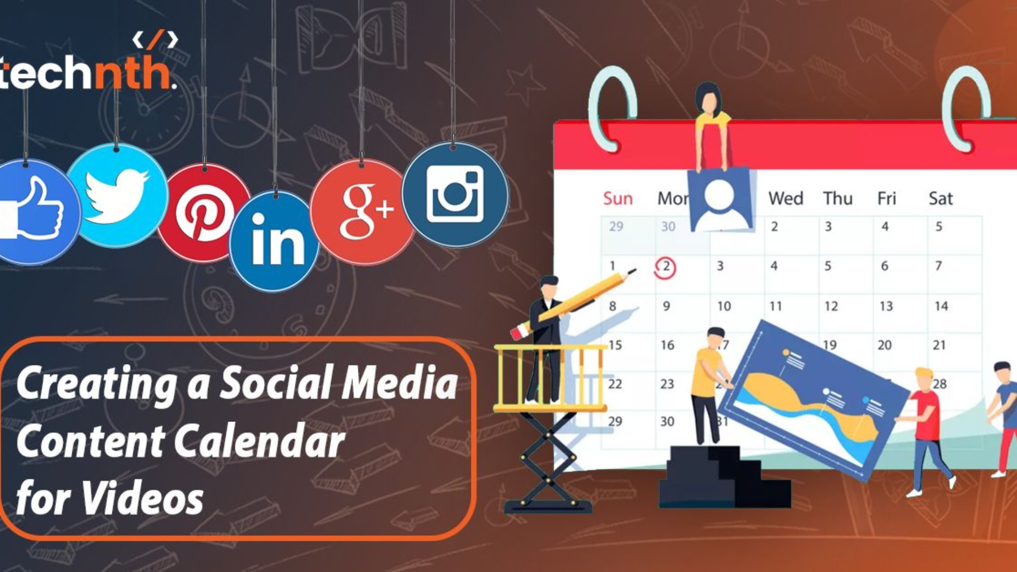 Social Media Content Calendar Featured Image