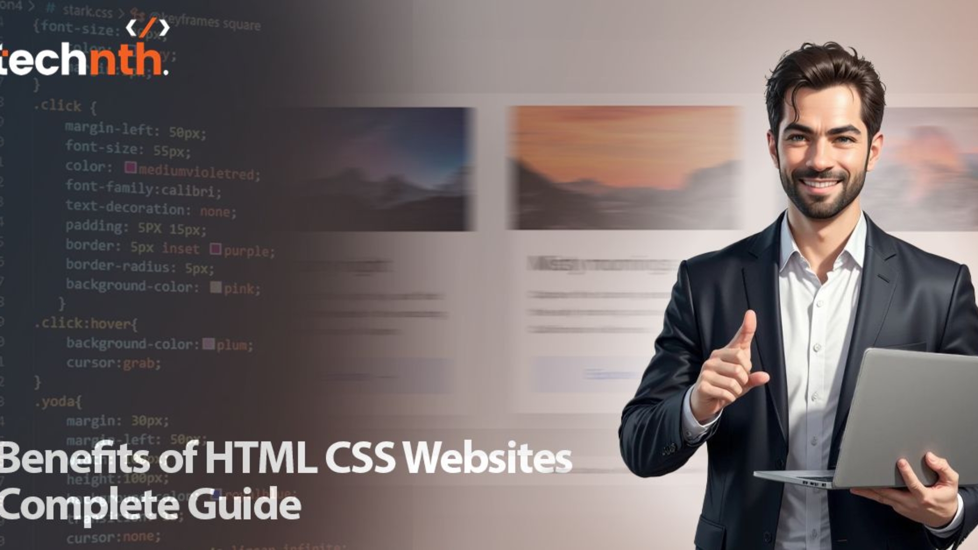 benefits of HTML CSS websites featured Image